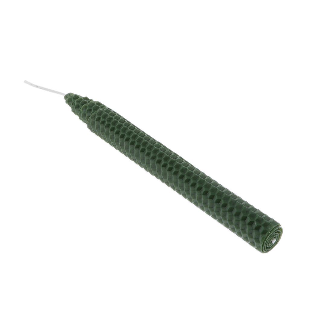 Beeswax Taper Candle - Handgefertigte Natürliche Bienenwachskerzen Tropffreie Dekorative Stabkerzen
