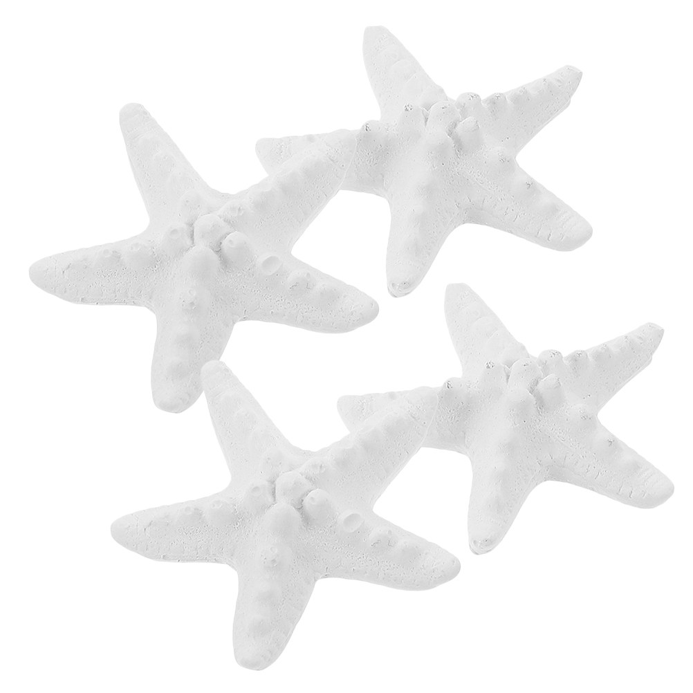 Home Fragrance Leather Diffuser - 4-teiliges Aromatherapie-Gips-Diffusor-Set im Seestern-Design, Sicher und