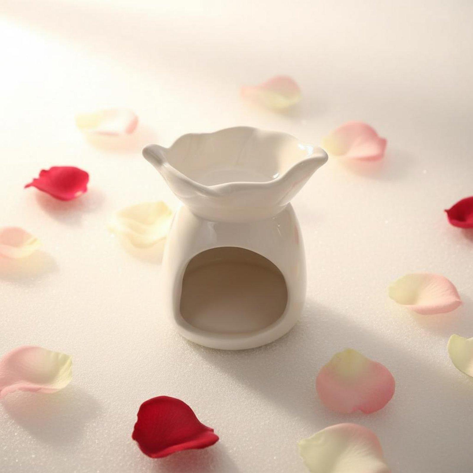 Ceramic Oil Burner - Keramik-Duftkerzenhalter Ätherisches Öl-Brenner Luxus-Duftkerzen für Heim-