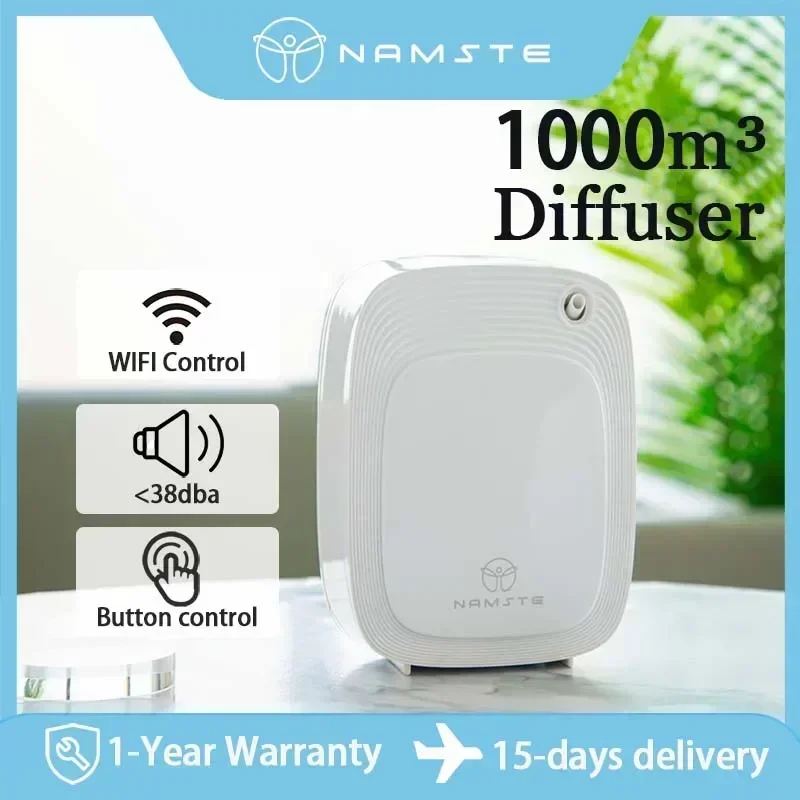 Home Fragrance Oils - Namste 1000m³ Aroma-Diffusor mit 200ML Kapazität