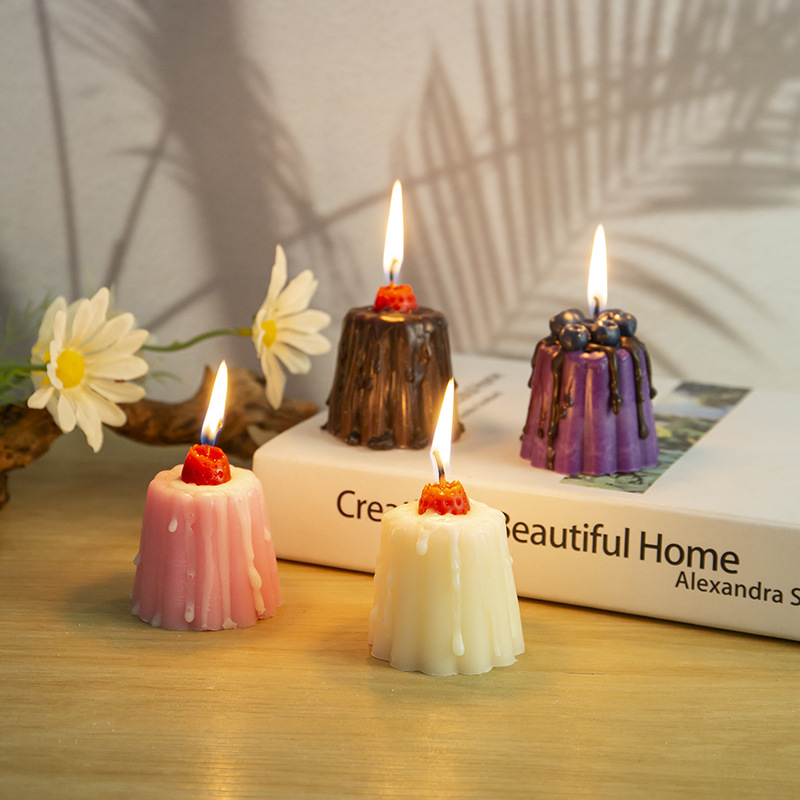 1 Stück süße Pudding-Aromather – Home Fragrance Blueberry Scented Candle Bewertung und Preis