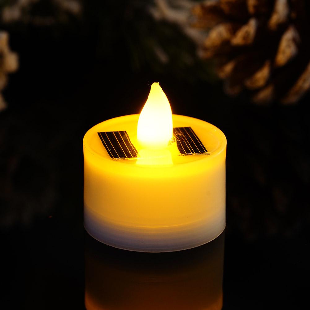 Neue Solarkerzen, flammenlose  – Beeswax Taper Candle Bewertung und Preis