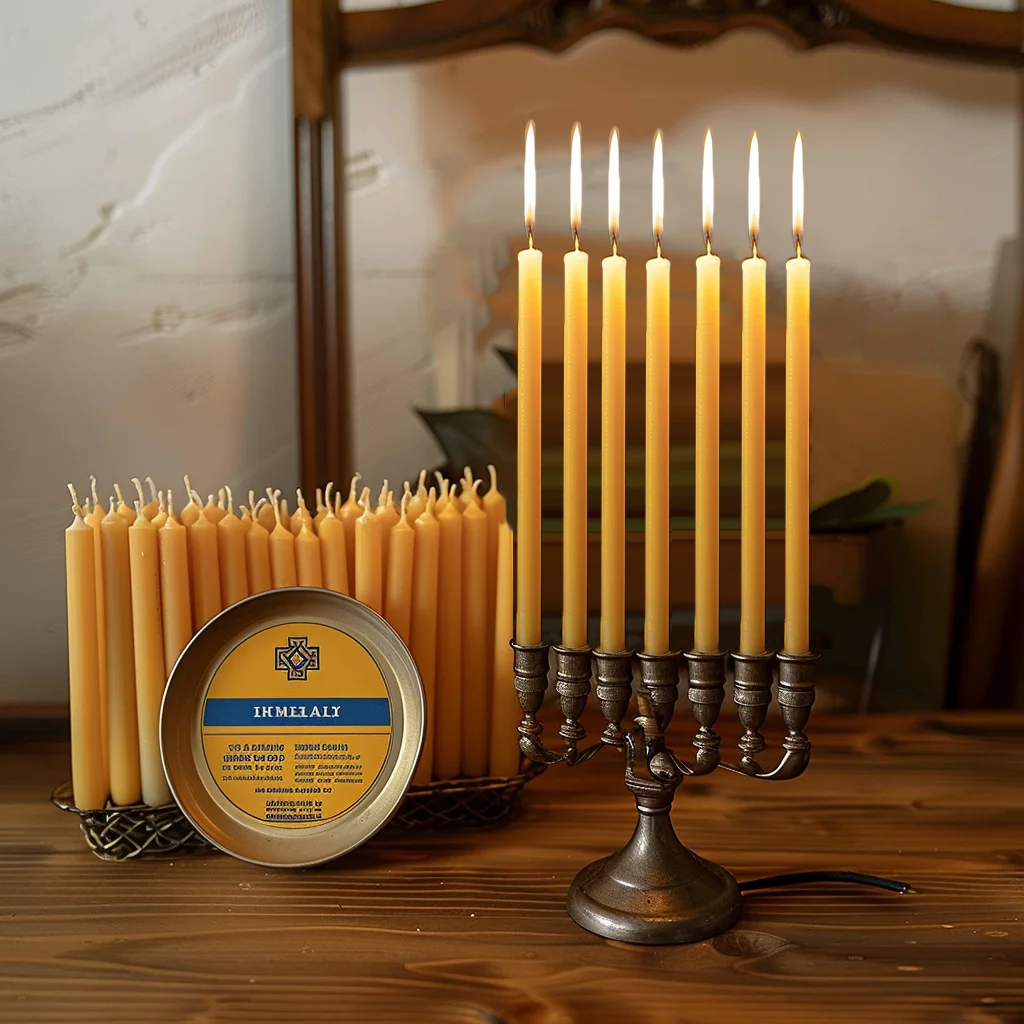25 Stück/1 Packung Chanukka-Ke – Beeswax Taper Candle Bewertung und Preis