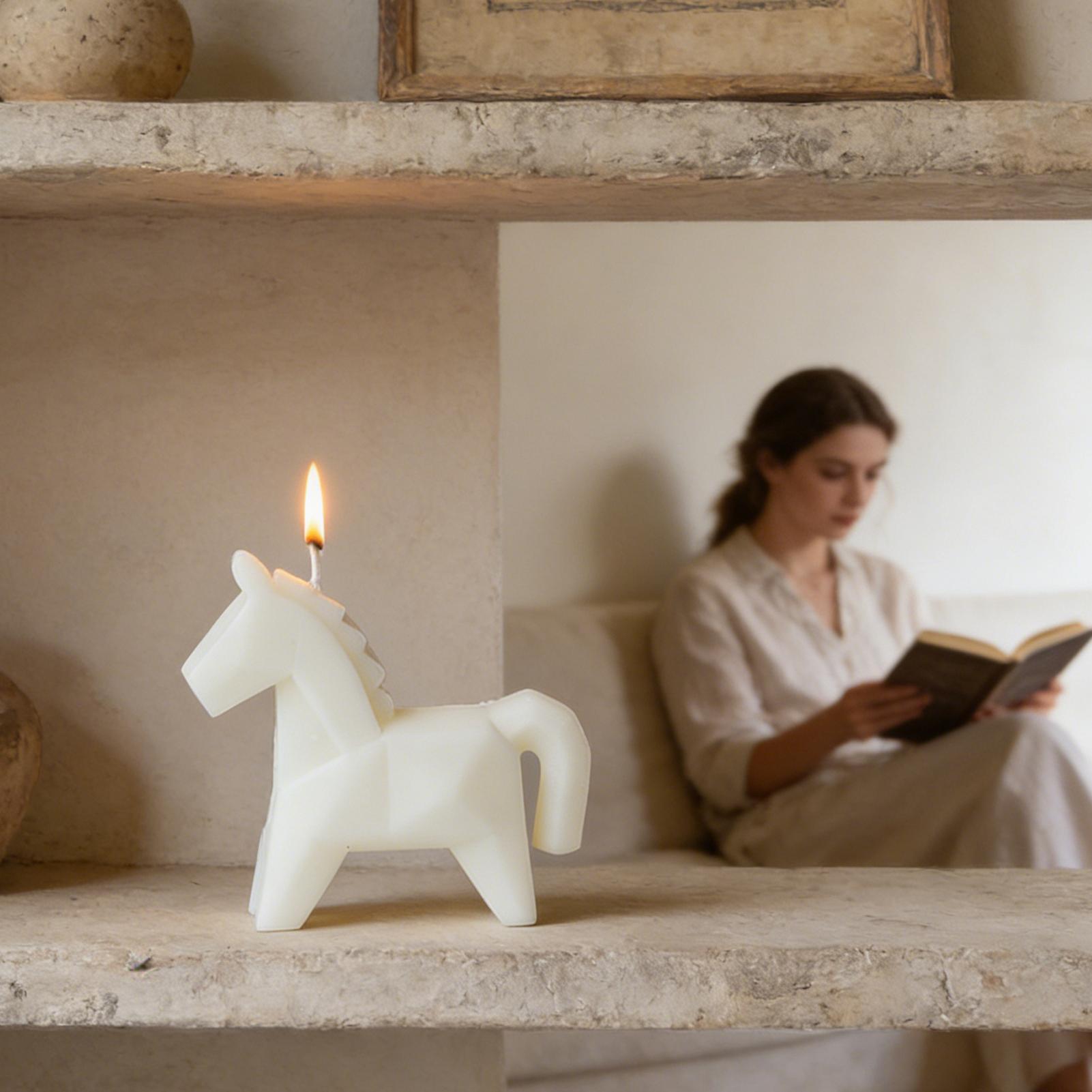 Duftkerze mit Pferdefigur, tra – Beeswax Taper Candle Bewertung und Preis