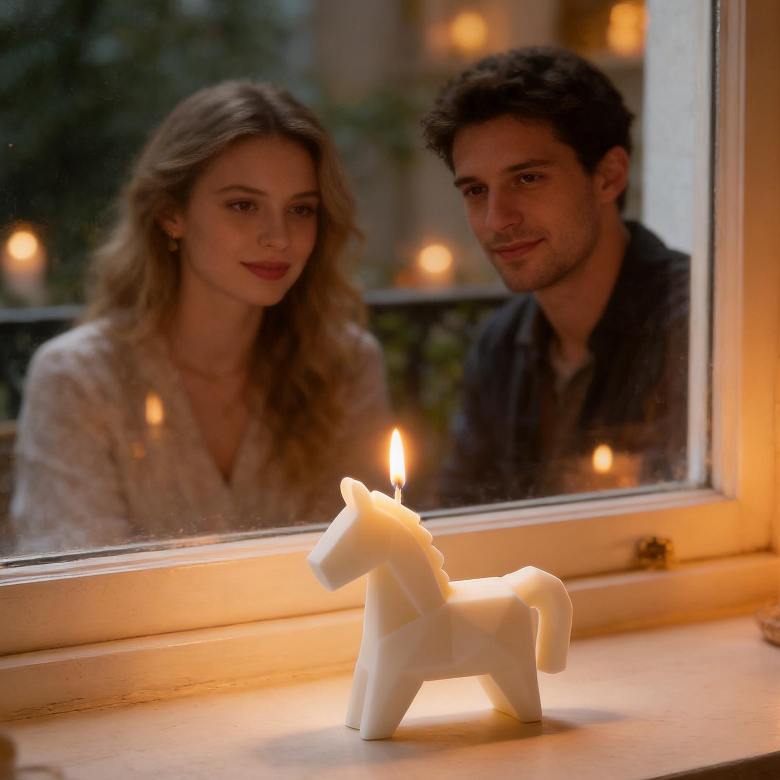Duftkerze mit Pferdefigur, tra – Beeswax Taper Candle Bewertung und Preis