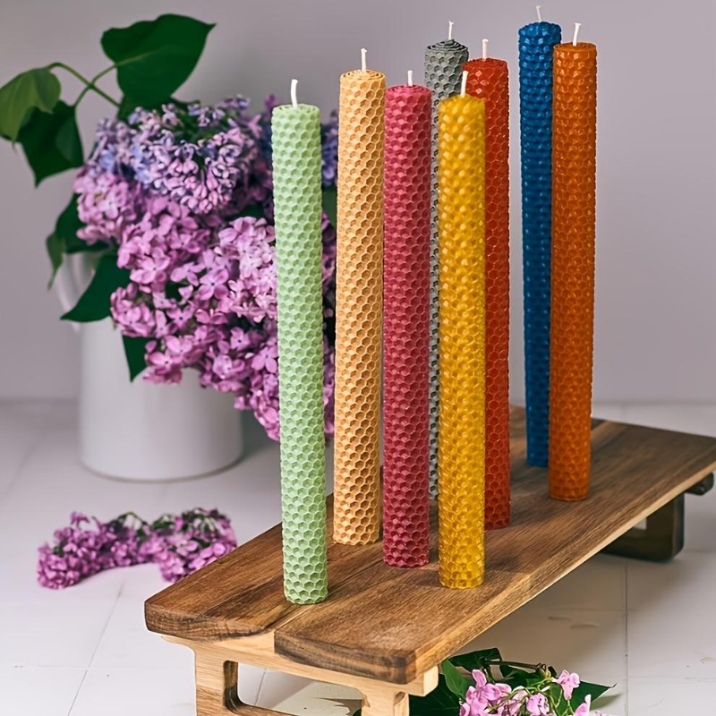 18/27 Bienenwachs-Finkerzeln,  – Beeswax Taper Candle Bewertung und Preis