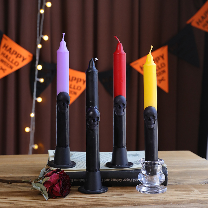 Gothic Totenkopf Spitzkerzen H – Beeswax Taper Candle Bewertung und Preis