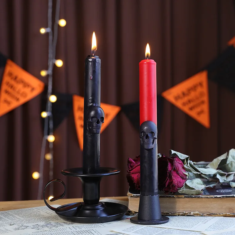 Gothic Totenkopf Spitzkerzen H – Beeswax Taper Candle Bewertung und Preis