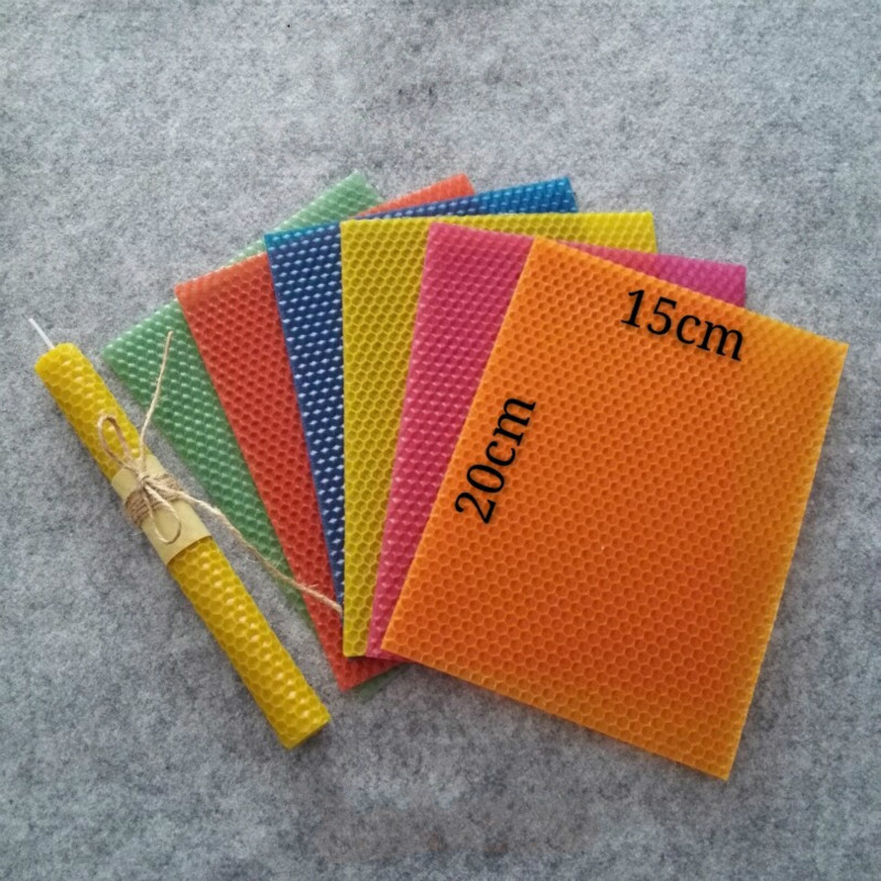 12 stücke 15cm * 20cm * 0,3 cm – Beeswax Taper Candle Bewertung und Preis