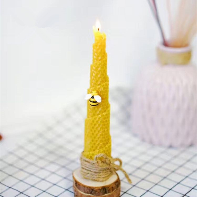 12 stücke 15cm * 20cm * 0,3 cm – Beeswax Taper Candle Bewertung und Preis